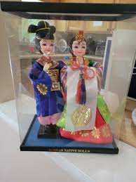 korean native dolls - given as a gift to us and has been on ...