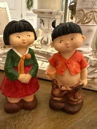 Vintage Ceramic Italian Figurines Boy/Girl | Mercari