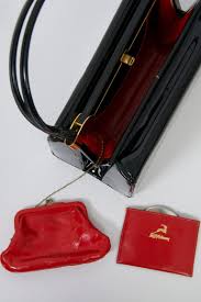 Koret Black Patent Handbag at 1stDibs | koret purse, koret bag, koret handbags