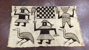 Lot - African Mud Cloth Senufo Korhogo Tapestry