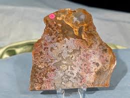 Pink Moss Agate Polished Slabs ~ Natural Pink Moss Crystal ...