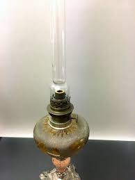 Antique Oil Lamp/ Depose France | eBay