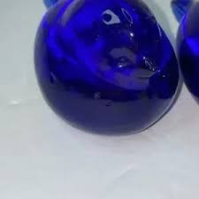 Unbranded | Art | Vintage Swedish Reijmyre By Tyko Axelsson Cobalt Blue Glass Chubby Tiny Birds | Poshmark