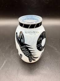 Swedish White Vase - Etsy