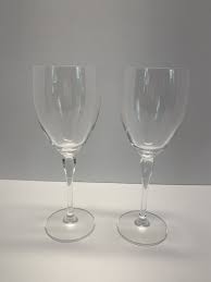Set of 2* Pier 1 Crystal Clear Petal Stem P1C -- 8-5/8 ...