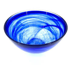 Artistic Accents Turkish Glass 3 Bowls Set Soup Salad Blue ...
