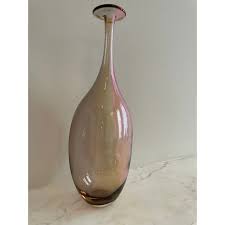 Vintage 1980s Kosta Boda by Kjell Engman “Fidji” Glass Vase | Chairish