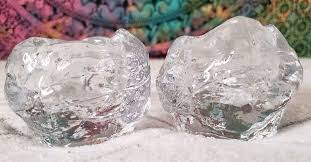 Towle Silversmiths Glacier Crystal Snowball Ice Candle ...