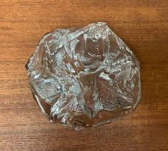 Vintage Ice Glass Bowl for sale at Pamono