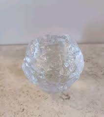 Crystal Snowball Candle Holder (Kosta Boda of Sweden) | eBay
