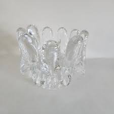 Vintage Kosta Boda Sunflower Lead Glass Candle Holder - Etsy