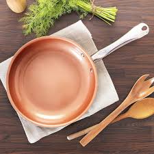 Frying Pan Non Stick Induction Copper Ceramic 26cm 10 ...