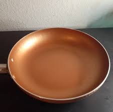 GORGEOUS NEVER USED VTG Copper & Chrome 9.5 Fry Pan.
