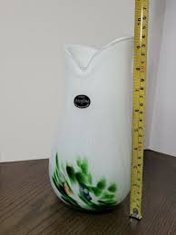 Jozefina Krosno Vase Hand Blown Art Glass Multi Colored ...
