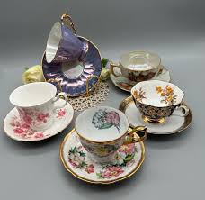 Vintage Tea Cup Bone China Ornate - Etsy