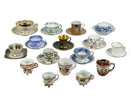 Kpm Cup And Saucer With Fruit Design, C1880