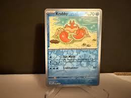 Krabby 098 2023 Pokemon Scarlet & Violet 151 Reverse Holo Card NM+ | eBay