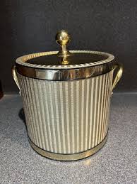 Kraftware Ice Bucket Vintage Ice Bucket Gold | eBay