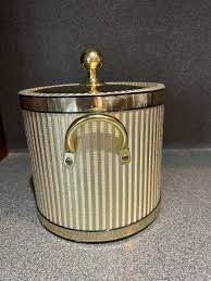 Kraftware Ice Bucket Vintage Ice Bucket Gold | eBay UK