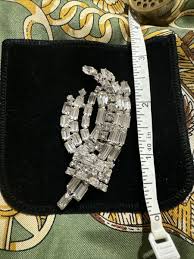 kramer of New York Gorgeous Rhinestoned Vintage Brooch Large ...