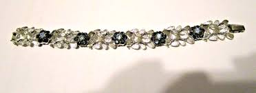Vintage Kramer Silver Tone Rhinestone Estate Tennis Bracelet ...