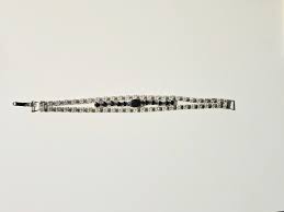 VINTAGE BRACELET CLEAR RHINESTONE BRACELET ANTIQUE ...