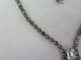 Vintage Kramer Rhinestone Necklace - j | eBay