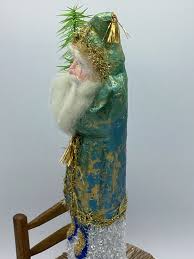 Vintage Style Belsnickel Santa Paper Mache Moulded in Vintage Chocolate Moulds OOAK Collectible Santa's - Etsy