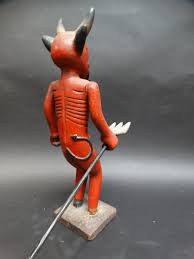Guatemalan Devil with Staff – Early California Antiques Shop