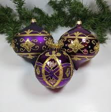 Purple and Gold Christmas Ornaments – Petal Pushers Nursery