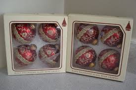 VINTAGE KREBS CHRISTMAS Ornaments / Germany / 2 Sets ...