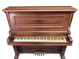 Antique 1917 Wing & Son Upright Grand Piano – Rare 5-pedal ...