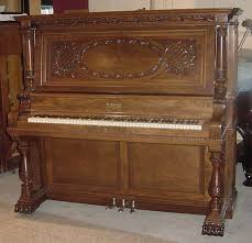 Shoninger Walnut Louis XV Style Upright Piano – Antique ...