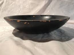 Rustic Folk Art Pennsylvania Dutch Wood Dough Bowl Primitive ...