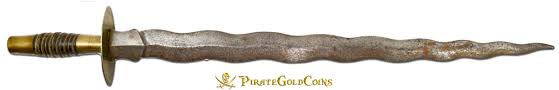SPANISH COLONIAL SWORD CA. 1700's ANIMAL HORN HANDLE PIRATE GOLD COINS w/ COA! | eBay