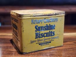Vintage Krispy Crackers Sunshine Biscuits Loose Wiles ...