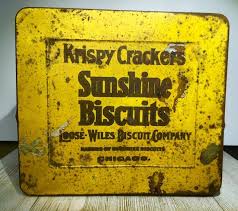 1930s Rare Krispy Crackers Sunshine Biscuits Tin/loose-wiles ...