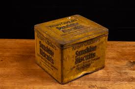 Antique Sunshine Biscuits Tin – Industrial Artifacts