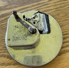 VINTAGE KRISS KROSS RAZOR BLADE SHARPENER STROPPER MADE USA ...