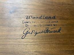 Vintage MCM Georges Briard Cheese ￼/ Charcuterie Serving Board Woodland Signed | eBay