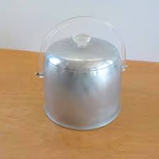 Vintage Kromex Ice Bucket Aluminum Mid Century Silver Color ...