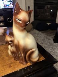 Vintage Mid-Century Siamese Cat Lamp By Howard Kron | eBay