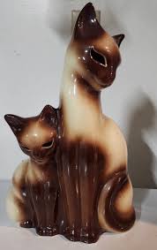 Vintage 1960's MCM Kron Siamese Cat TV Lamp Mid Century Modern Light | eBay
