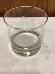 4" Clear Glass Tumbler in Excellent Condition | eBay