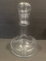 Scandinavian Glass Liquor Decanter with Stopper From 1970s ...
