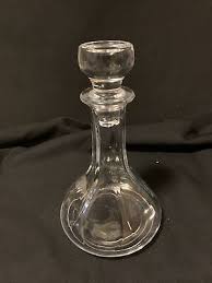 Beautiful 10 Inch Clear Glass Decanter With Stopper | eBay