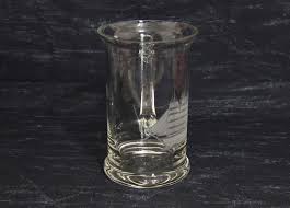 Toscany Etched Clipper Ship Glass Tankard Beer Stein. 24 ...