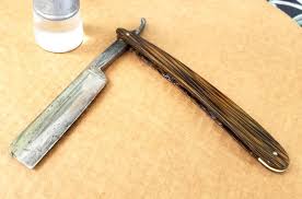 Genco Head Barber Straight Razor Geneva N.Y. Wood Grain ...