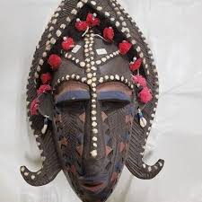 African tribal mask and rugs food utensil carve stone bowls ...