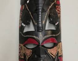 African Mask From Kenya - Etsy